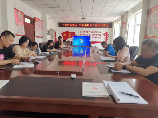 图为开展阅读分享活动现场